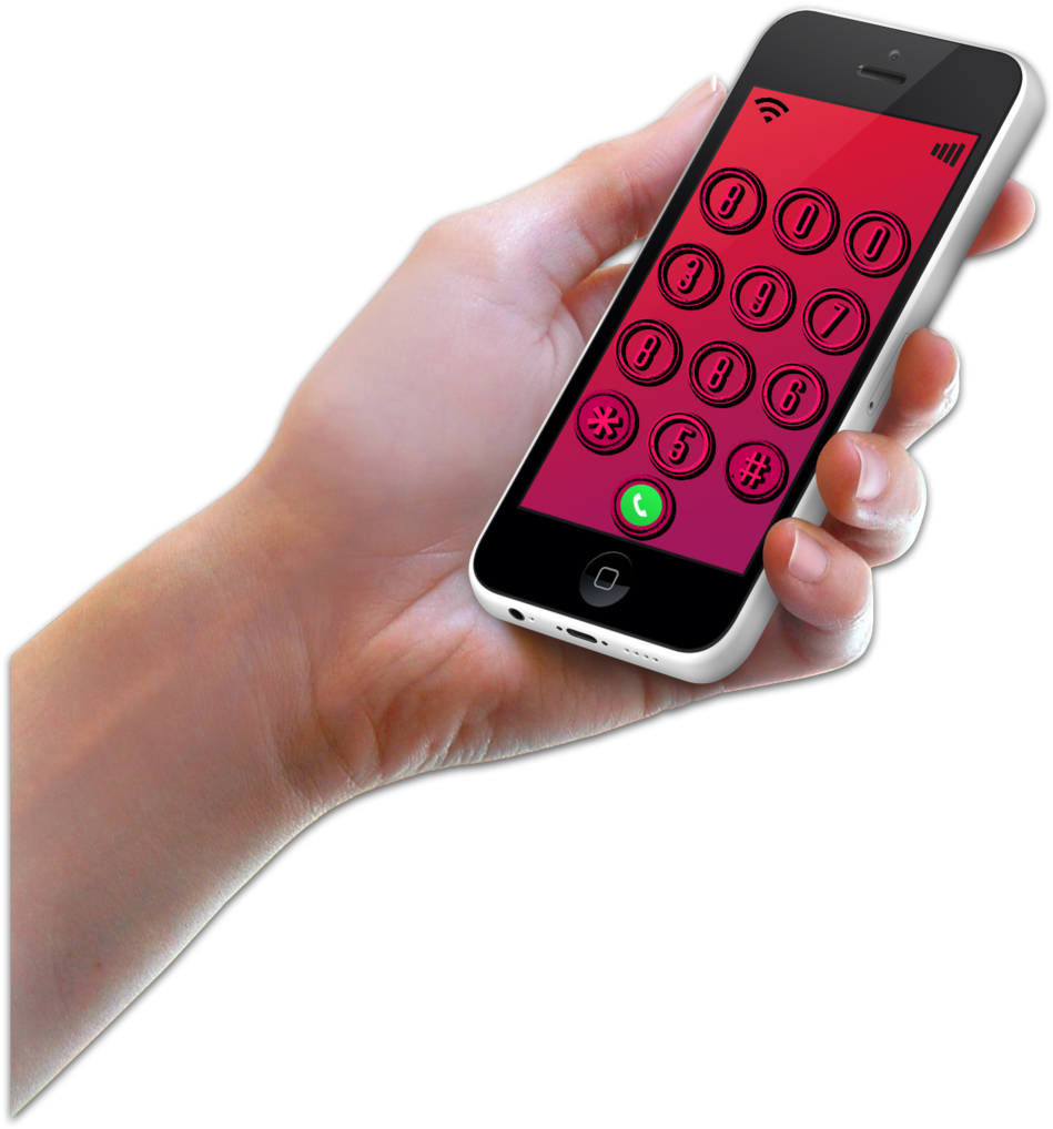 Photo Hand Holding Iphone For Ws Zpsdlrwaqcr (953x1024), Png Download