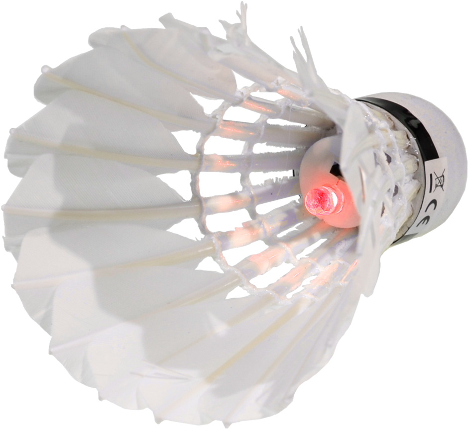 Dark Night Led Badminton Shuttlecock Birdies Lighting - Badminton (1333x1000), Png Download
