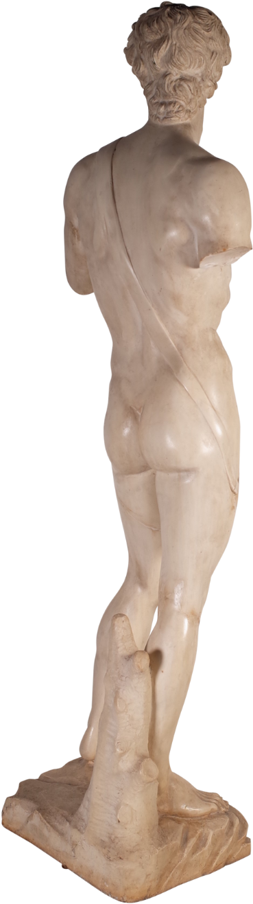 Composite Marble David - Statue (782x1600), Png Download