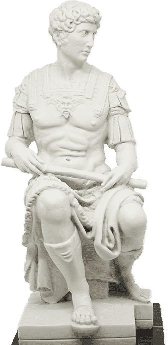 Medici Chapels Statue Of Giuliano De' Medici - Statue (1024x768), Png Download