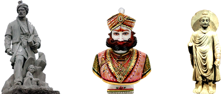 Marble Ganesha - Statue (960x354), Png Download