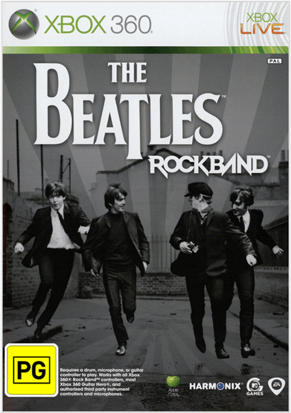 The Beatles Game Disc - Beatles Rock Band Wii (600x600), Png Download
