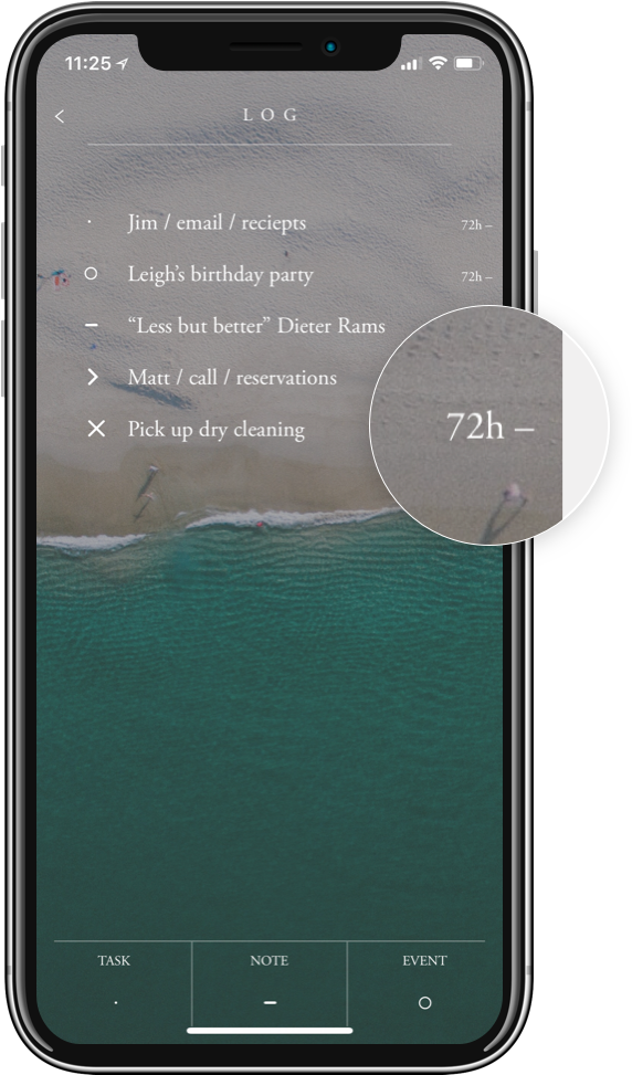 The 72-hour Log - Smartphone (1160x1160), Png Download