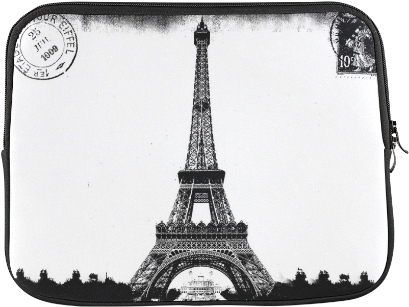 Printable Eiffel Tower Black And White (999x999), Png Download