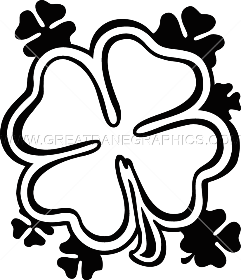 Shamrock Production Ready Artwork For T Shirt Printing (825x961), Png Download