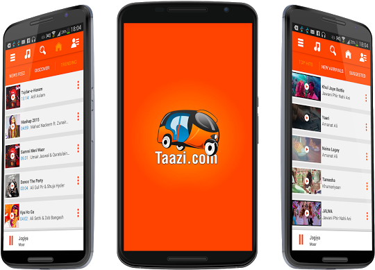 Taazi Music App Crosses 100,000 Downloads On Google - Iphone (718x547), Png Download