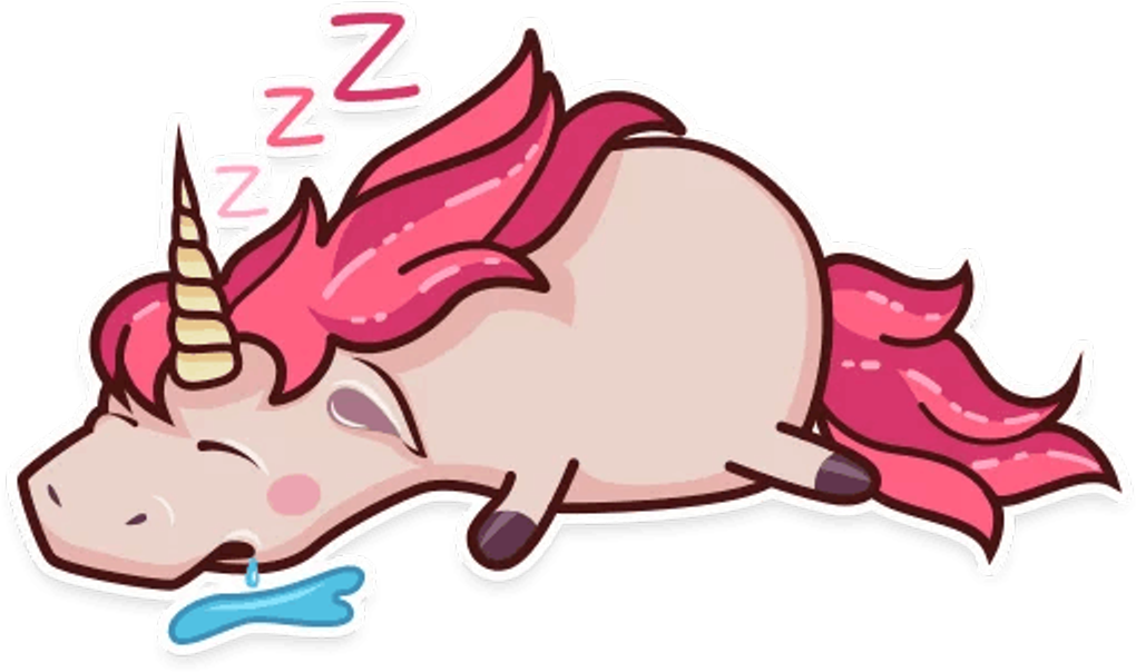 Tambler Sticker - Sleep Kawaii Png (1024x1024), Png Download