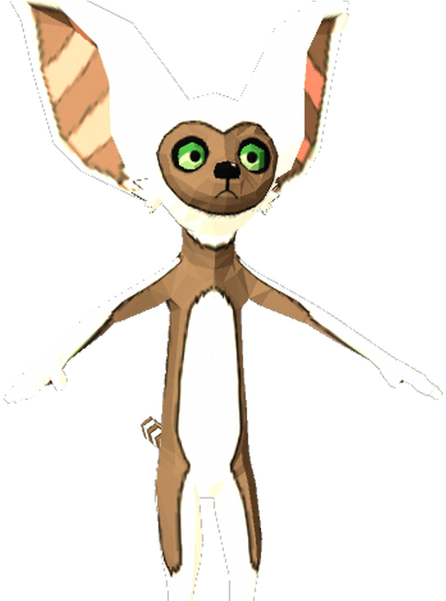 The Last Airbender Momo The Models Resource - Cartoon (1368x855), Png Download