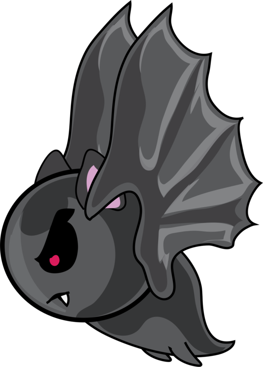 Cartoon Bat Avatar Public Domain Sticker - Bat (537x749), Png Download