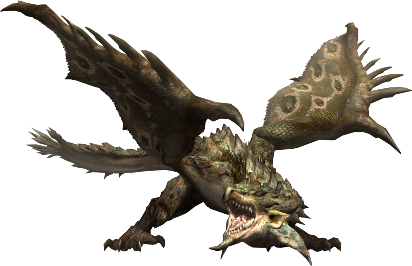 >japanese Wyvern >not Rathian - Rathian And Rathalos Difference (1424x922), Png Download