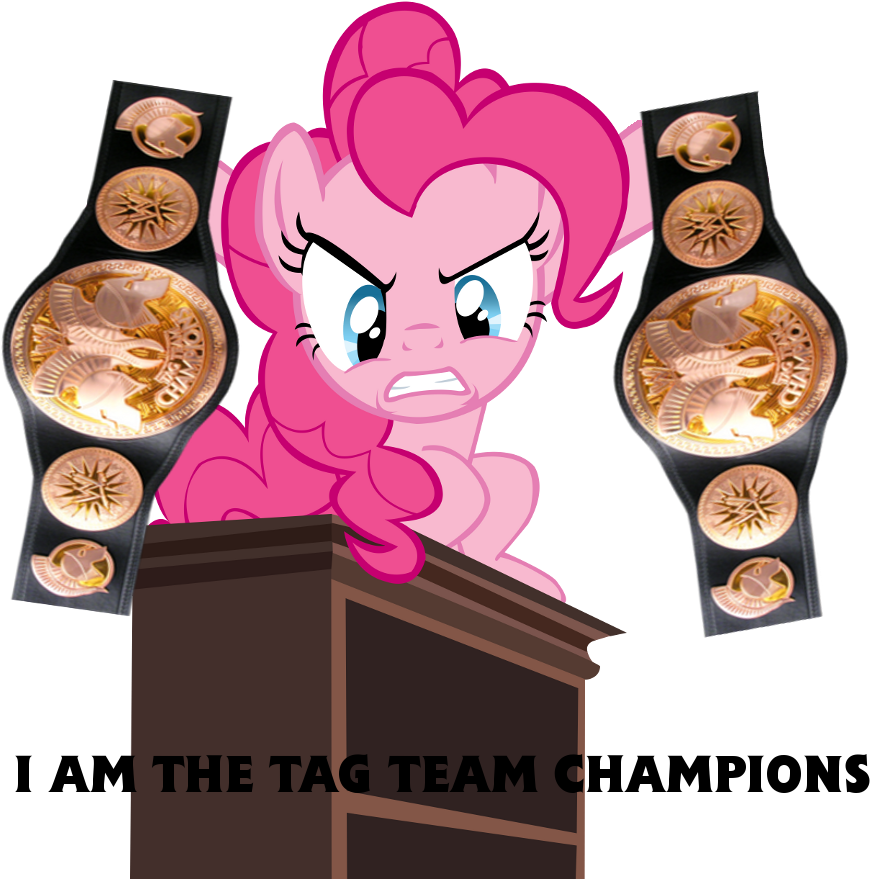 Image Macro, Pinkie Pie, Quote, Safe, Simple Background, - Cartoon (900x900), Png Download