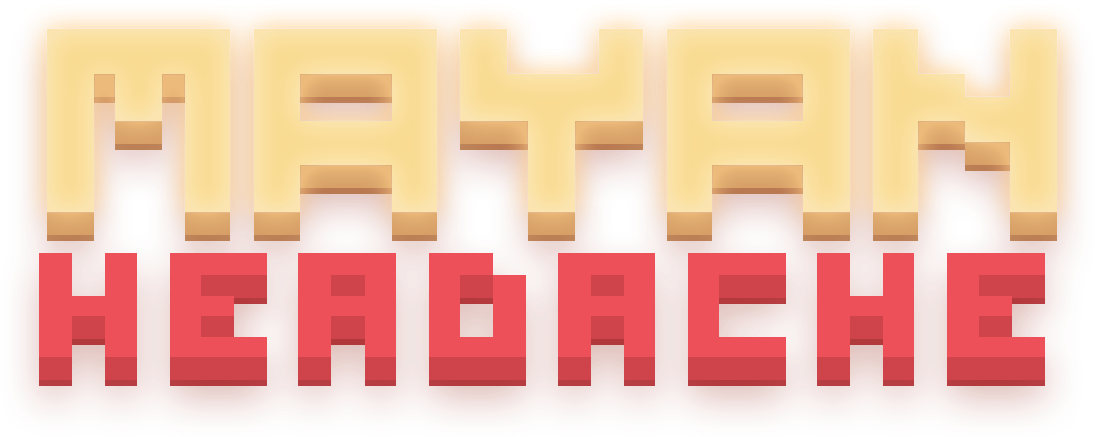 Mayan Headache - Graphic Design (1500x600), Png Download