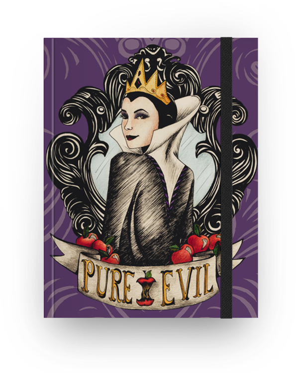 Caderno Evil Queen De Juliana Monteirona - Poster (800x800), Png Download