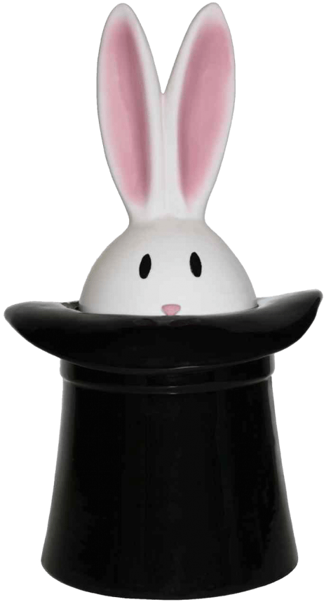 Free Png Rabbit Hat Image Png - Magic Rabbit Cookie Jar (481x871), Png Download