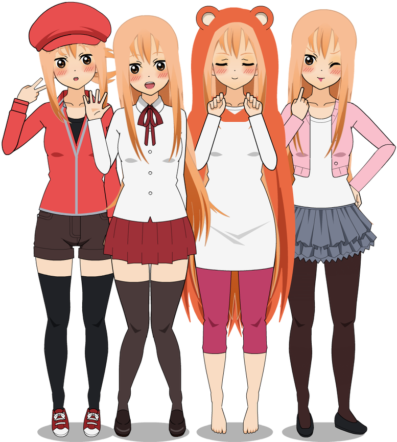 Himouto Chan By Hairblue - Himouto Umaru Chan Outfits (852x938), Png Download