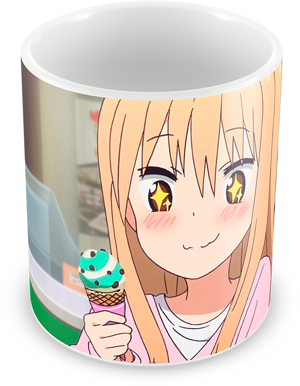 Кружка Двуличная Сестрёнка Умару Чан /himouto Umaru - Cartoon (1000x825), Png Download