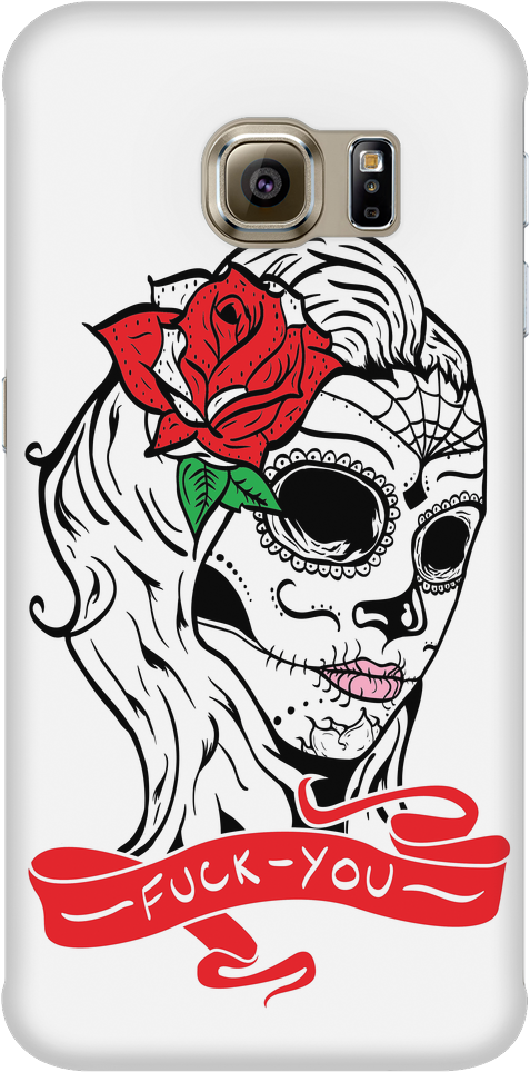 'beauty In Death' Phone Case - Calavera (1024x1024), Png Download
