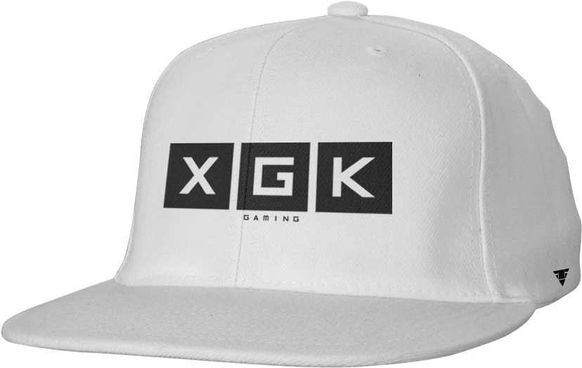 Xgk Gaming White Snapback Hat - Baseball Cap (1000x1000), Png Download