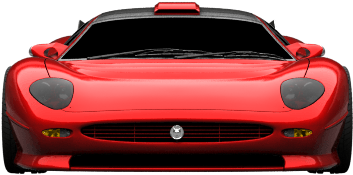 Jaguar Xj 220'92 By Benjamin Vidme Skattebo - Ferrari F50 (1004x373), Png Download