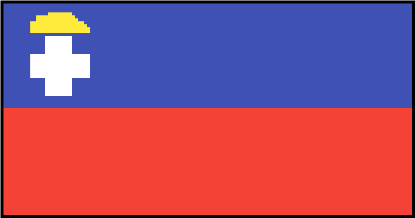 Swiss-liechtensteini Union - Flag (1200x1200), Png Download