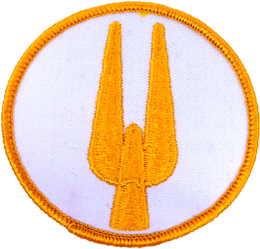 White Golden Hawk Patch-800x800 - Circle (800x800), Png Download