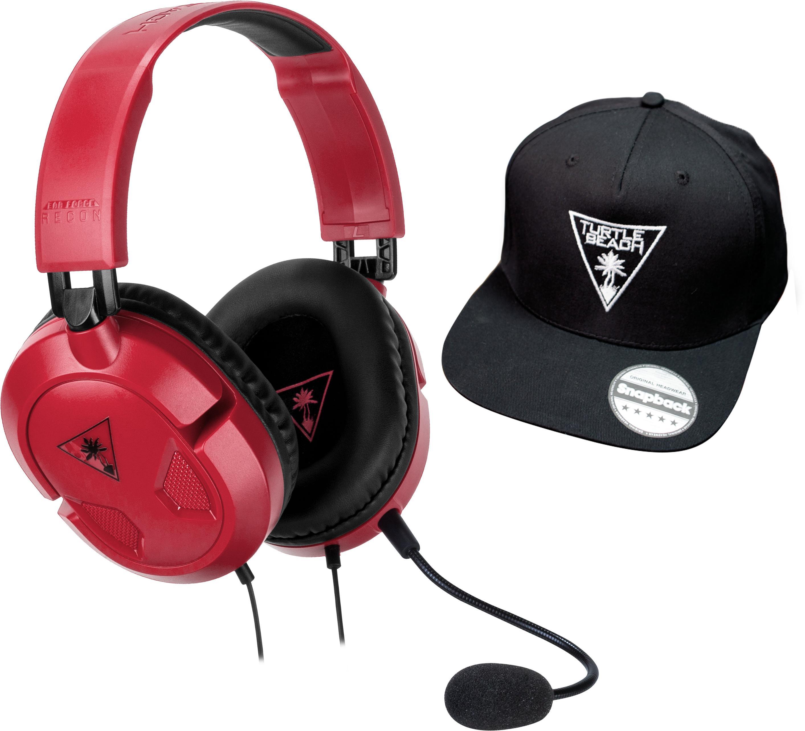 Recon 50 Headset Red - Turtle Beach Recon 50 Red (3000x3000), Png Download