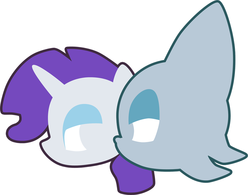 306375 Safe Rarity Crossover Sonic The Hedgehog Duo - Rouge The Bat And Rarity (850x669), Png Download