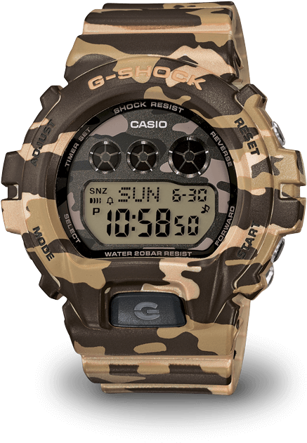 Gmds6900cf-3 S Series Watch With A Brown Camouflage - Casio G Shock (490x674), Png Download