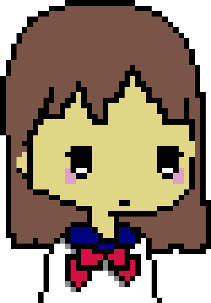 Anime Girl - Pixel Art Planet Png (1152x1152), Png Download
