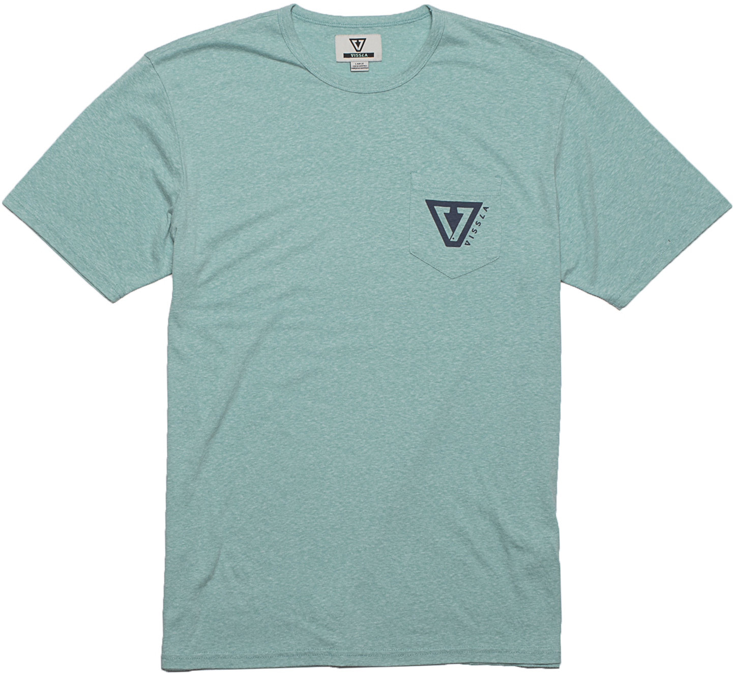 Established Snow Heather Tee - Vissla (1440x1439), Png Download