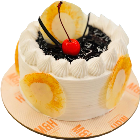 Blueberry Cake - Fruit Cake (600x600), Png Download
