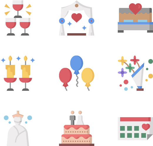 Wedding (600x564), Png Download
