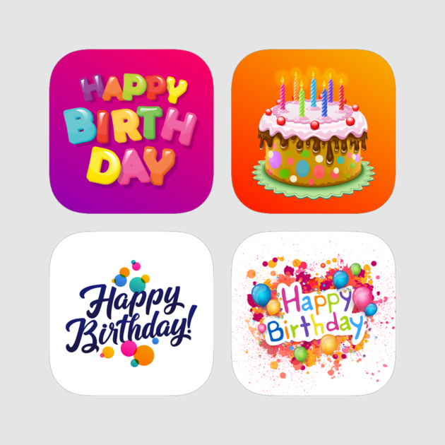 Best Birthday Stickers Mega Bundle On The App Store - Birthday Party (630x630), Png Download
