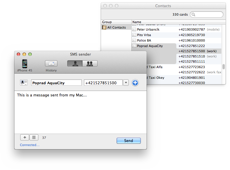 Sms Sender For Mac And Iphone - Computer Icon (797x589), Png Download