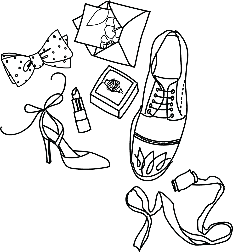 Wedding Drawing Scribbles - Line Art (1920x1080), Png Download