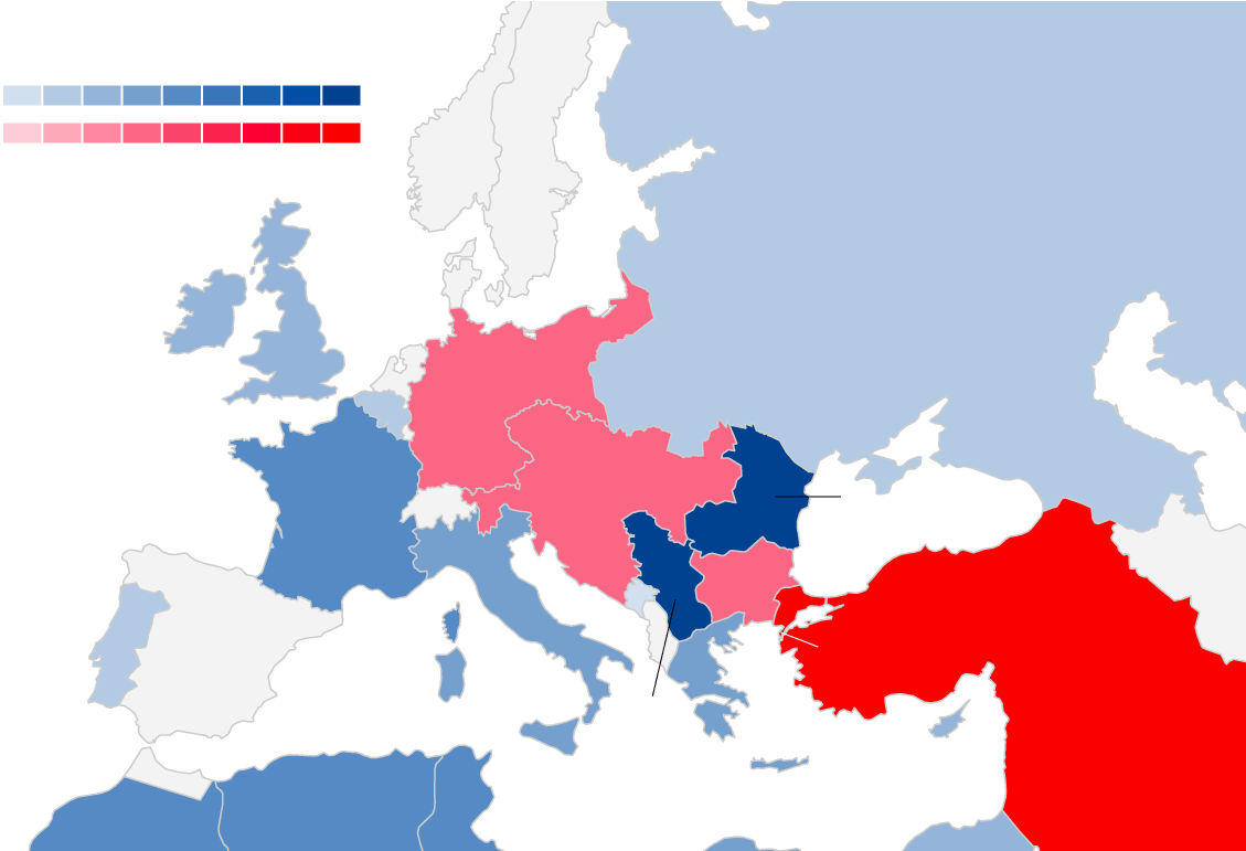 Sacrifice At War - Europe Map 1950 (1240x770), Png Download