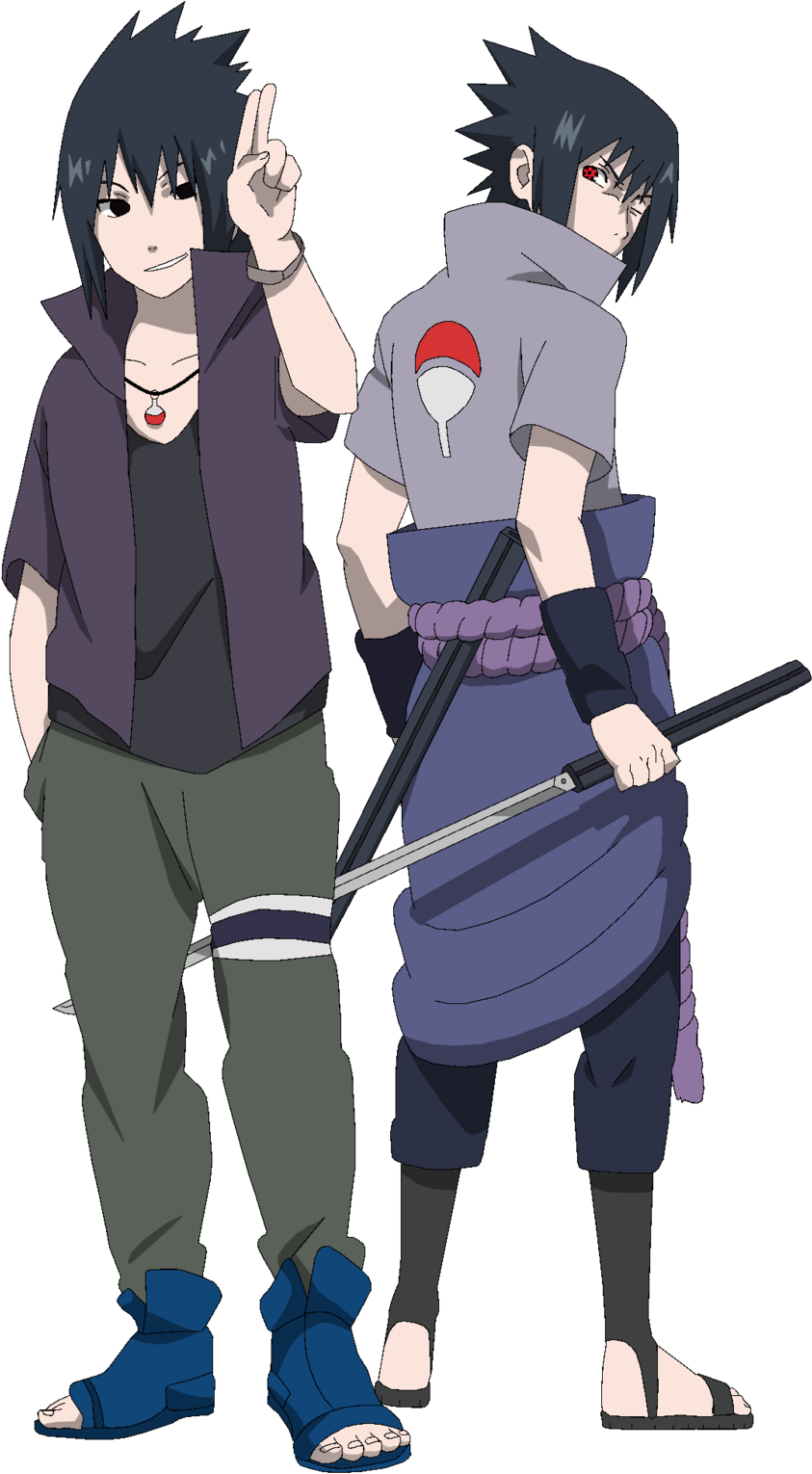 Sasuke From The Naruto Shippuden Anime Http - Sasuke Road To Ninja Vs Sasuke (900x1565), Png Download