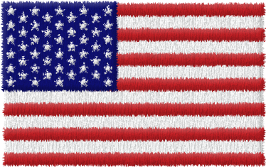 Handheld American Flags Png (600x600), Png Download