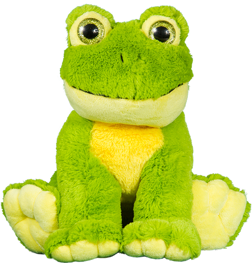 16 Inch Hop The Frog Heartbeat Animal With Sound Recorder - Stuffed Animals Frog Png (520x600), Png Download