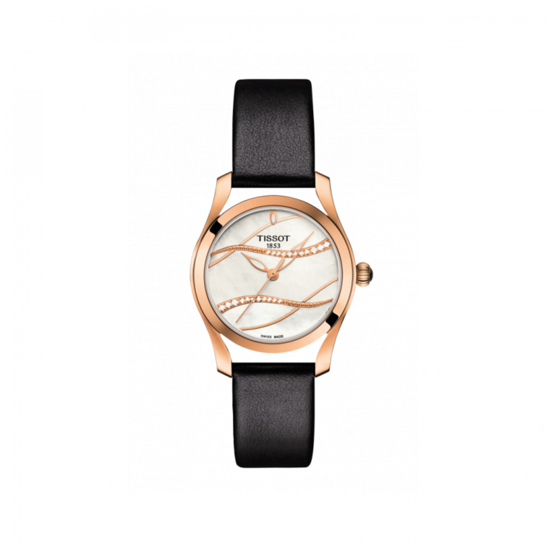 Tissot T-lady Black - Reloj Tissot De Mujer (1800x1800), Png Download