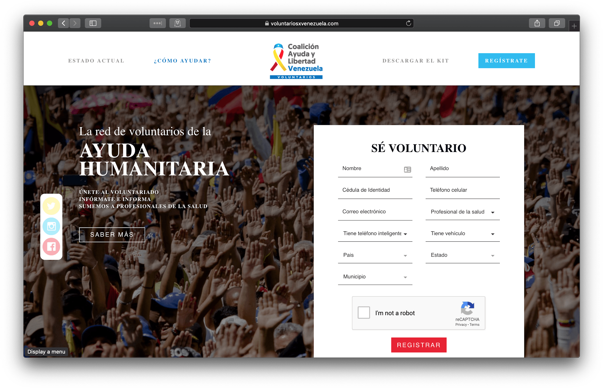 The Original Website Asks Volunteers To Provide Their - 2019 Shipping Of Humanitarian Aid To Venezuela (2500x1620), Png Download