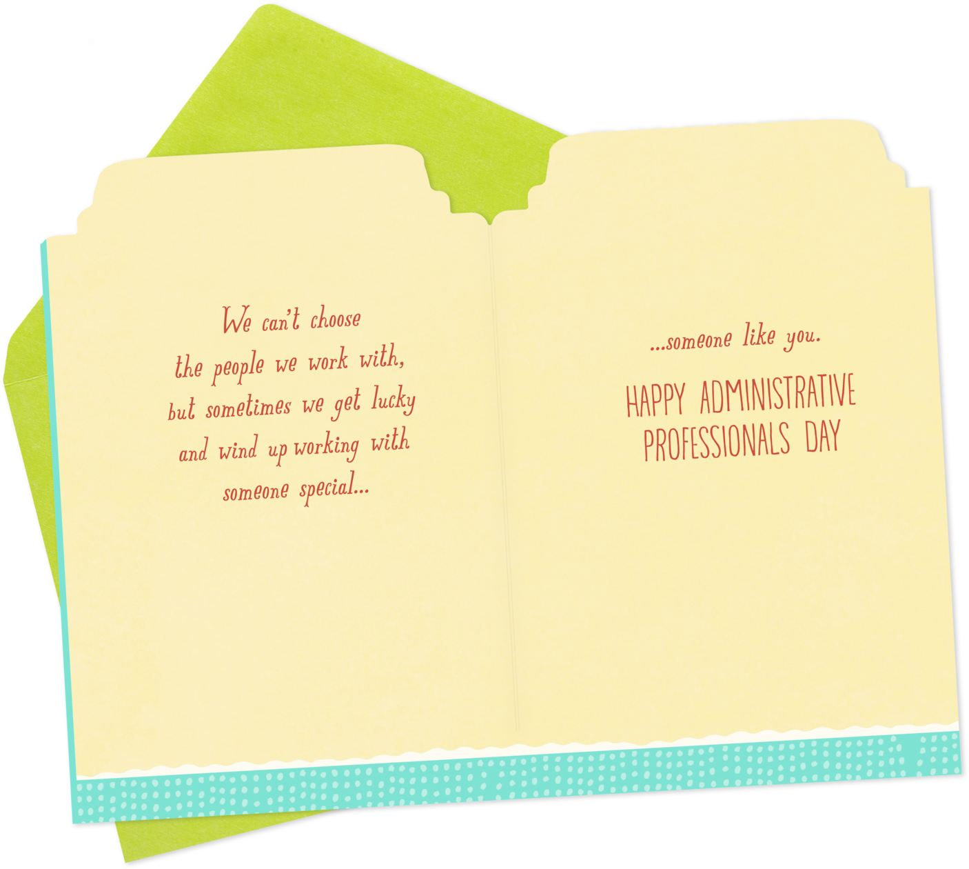 Lucky To Work With You Administrative Professionals - Paper (1470x1470), Png Download
