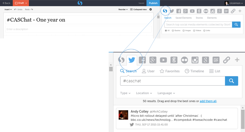 Click On The Twitter Icon And Type In The Search Bar - Instagram (793x428), Png Download