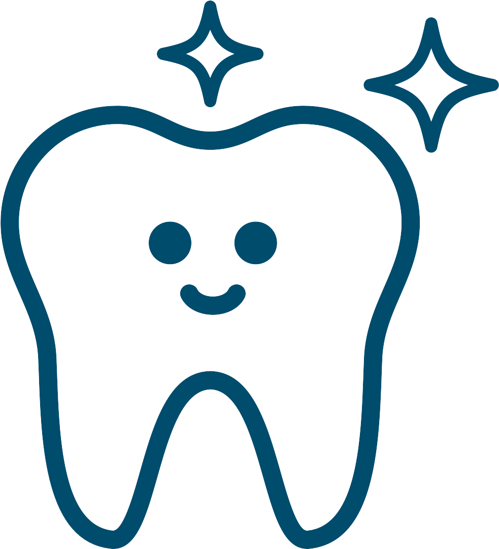 Early Treatment - Shiny Teeth Drawing (1200x1200), Png Download