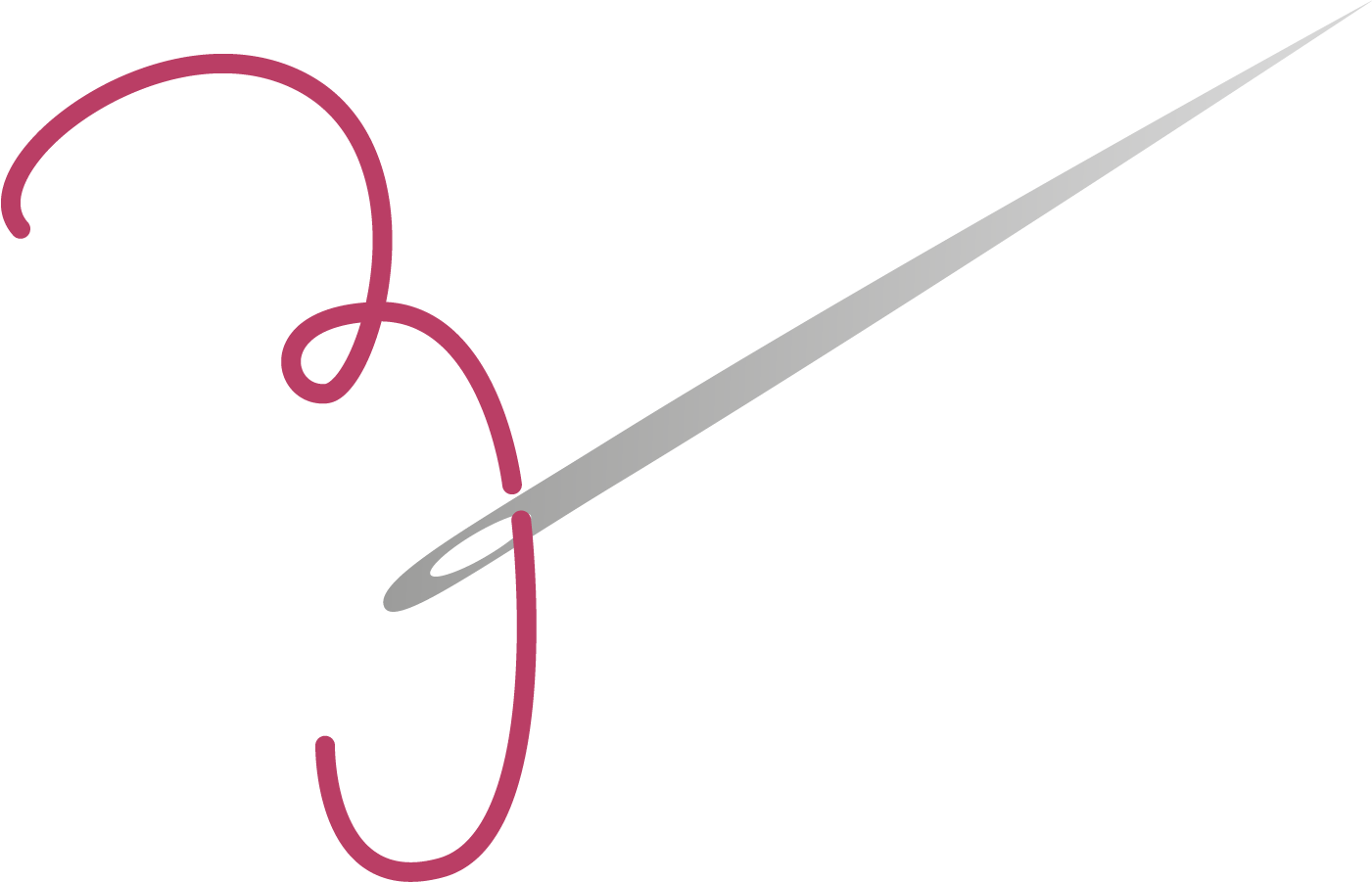 Sewing Needle Vector - Agulha De Costura Desenho Png (1401x901), Png Download