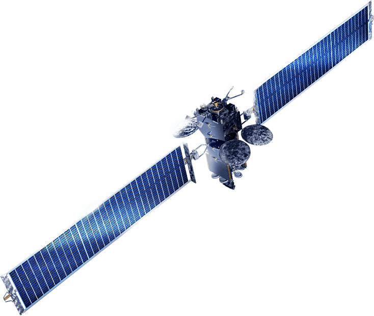 Your World Through Ours - Satellite (734x619), Png Download