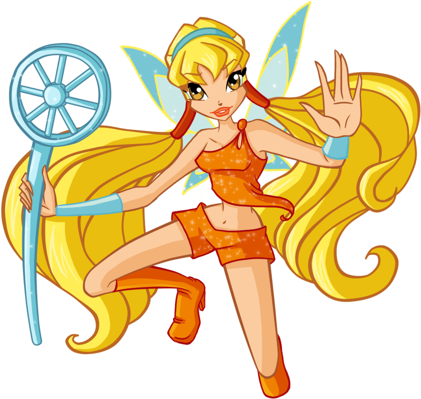 Winx Club Stella First Transformation (900x872), Png Download