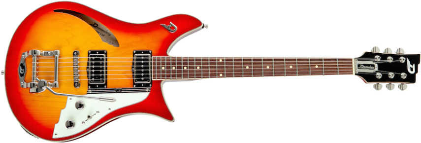 Ddc-fb Double Cat Fireburst - Cool Looking Ukulele (870x700), Png Download