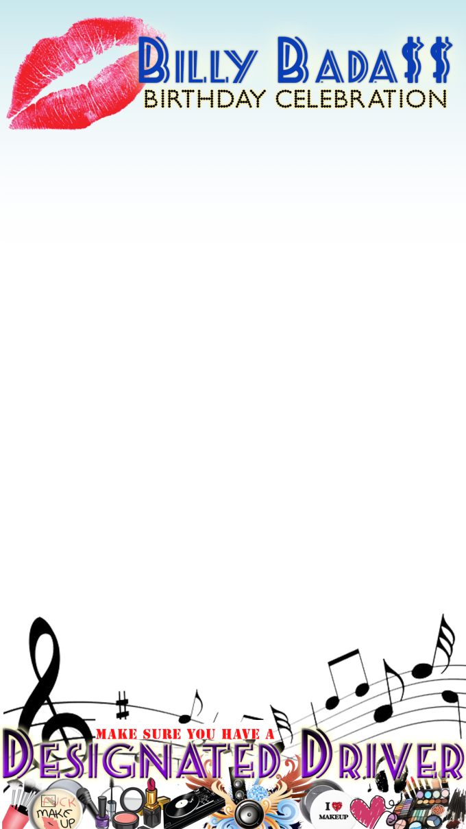I Will Design A Snapchat Geofilter For Anywhere In - Lips Kiss (680x1209), Png Download