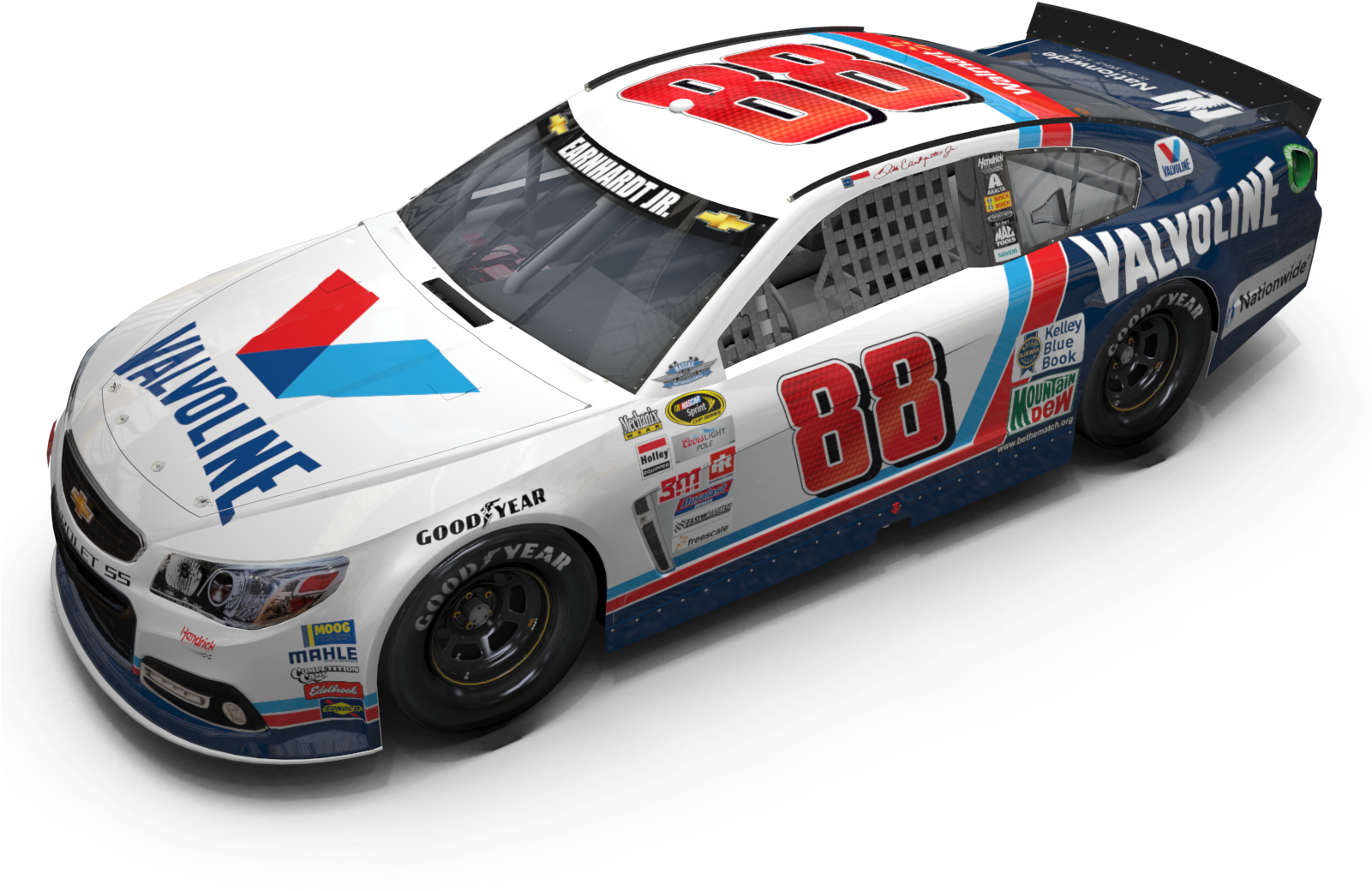 88c15 Valvoline Throwback 3q High - Valvoline Nascar Paint Schemes (1600x1200), Png Download
